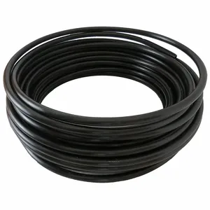 GRAINGER 1522-250375-20 Tubing, Pp, Black, 3/8 Inch OD, 1/4 Inch Id, 20 Ft Length, Rockwell R 70 | CP9BMY 797ND2