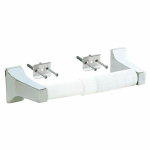GRAINGER 15225 Toilet Paper Holder, Horizontal Single Roll, Double Post Holder, Metal | CJ3QNA 447N02