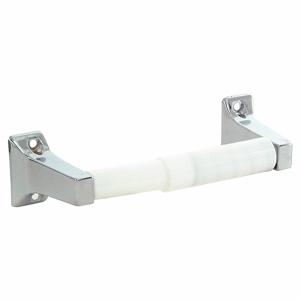 GRAINGER 15235 Toilet Paper Holder, Horizontal Single Roll, Double Post Holder, Metal | CJ3QND 447N03
