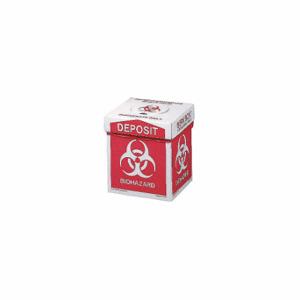 GRAINGER 17-789 Biohazard Burn Box, Cardboard/White, 12 Inch Height, 8 Inch Width, 8 Inch Length, 6 Pack | CP7PTV 8UK88