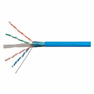 GRAINGER 18617 Data Cable, 1000 Ft Spool Lg, Blue, Shielded, Box | CP9GRB 425Y32