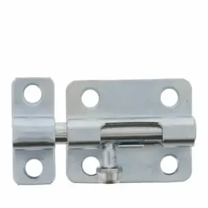 GRAINGER 19-1144 Barrel Bolt, Nonlocking-Surface Strike Only, Zinc Plated, 1/4 Inch Bolt Head Dia | CP9CNF 451K45