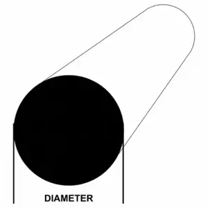 GRAINGER 24307_72_0 360 Brass Rod, 703/5000 Inch Outside Dia, 6 Ft Overall Length, 44000 PSI Yield Strength | CP7UZU 804FF6