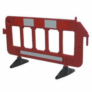 GRAINGER 19N882 Barrier Guard, 77 Inch Overall Length, 40 Inch Overall Height, Red | CQ3VNQ