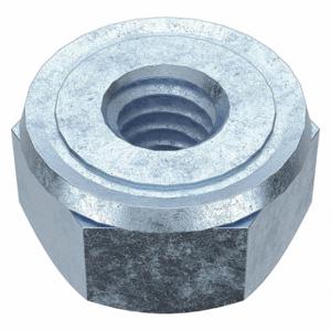 GRAINGER 1AY64 Lock Nut, Lock Nut With Conical Washer, #8-32 Thread Size, Steel, Not Graded, Zinc Plated | CQ2JQG