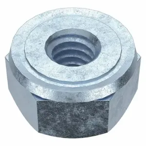 GRAINGER 5CTT8 Lock Nut, Lock Nut with Conical Washer, #8-32 Thread Size, Steel, Grade 2, Zinc Plated, 10 | CQ2JQF