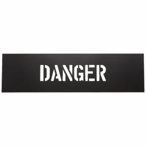 GRAINGER 1F124 Stencil, No Parking, 2 1/2 Inch Message Size, 2 1/2 Inch Character Height, Pvc | CQ4KUZ