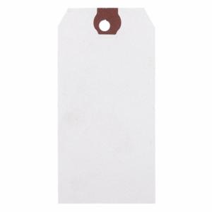 GRAINGER 4WKY4 Blank Shipping Tag, #5, 4 3/4 Inch Tag Height, 2 3/8 Inch Tag Width, 13 Points, Paper | CP7RFF