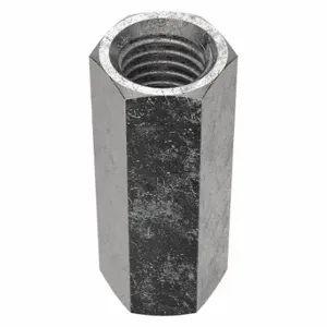 GRAINGER 1HY48 Coupling Nut, Plain, 18-8, Stainless Steel, 5/8 Inch -11 Thread, 13/16 Inch Width, 2 PK | CP9BJF