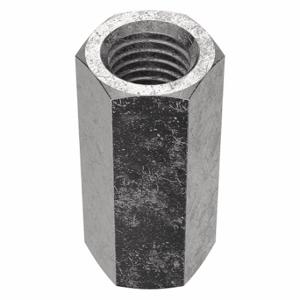 GRAINGER 1HY52 Coupling Nut, Plain, 18-8, Stainless Steel, 3/4 Inch -10 Thread, 1 Inch Hex Width, 2 PK | CP9BHV