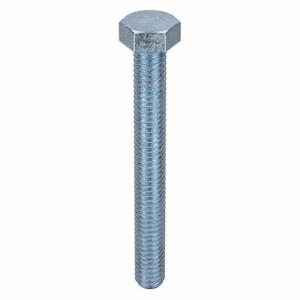 GRAINGER 1KA42 Hex Head Cap Screw, Steel, Grade 5, Zinc Plated, 5/16 18, Coarse, 2 3/4 Inch Length | CQ6XJF