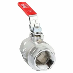 GRAINGER 1PYV5 Ball Valve, 1 1/2 Inch Pipe, 1 1/2 Inch Tube, 600 PSI | CQ2LJZ