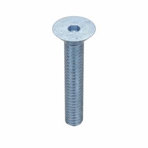 GRAINGER 1TLA4 Socket Flat Head Screw, 1/4-20 Thread Size, 1 11/32 Inch Length, Flat, Zinc Plated, Steel | CQ4XKA