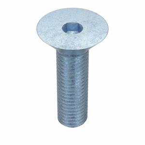 GRAINGER 1TLB1 Socket Flat Head Screw, 1/4 Inch-28 Thread Size, 11/16 Inch Length, Flat, Zinc Plated | CQ4UYJ