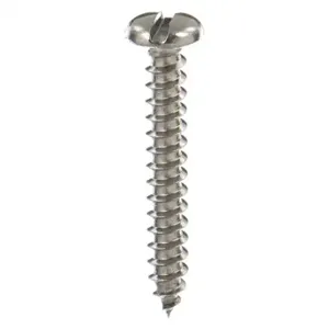 GRAINGER 1VU14 Tapping Sheet Metal Screw, #6 Size, 5/8 Inch Length, 18-8 Stainless Steel, Plain, Pan, A | CQ4MKJ