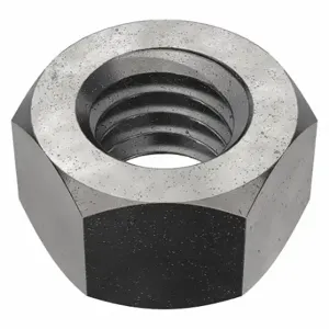 GRAINGER 1XA74 Hex Nut, 3/8 16 Thread, 9/16 Inch Hex Width, 21/64 Inch Hex Height, Steel, Not Graded | CQ2AKB