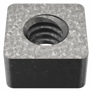 GRAINGER 1XA95 Square Nut, 1/4 Inch-20 Thread Size, Steel, Hot Dipped Galvanized, 15/64 Inch Height | CQ6AWX