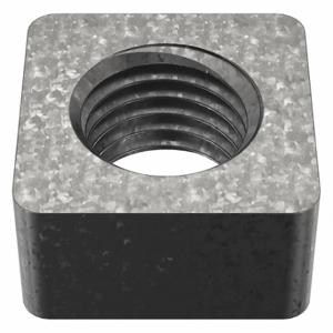 GRAINGER 1XB11 Square Nut, 1 Inch-8 Thread Size, Steel, Hot Dipped Galvanized, 51/64 Inch Height | CQ6AWV