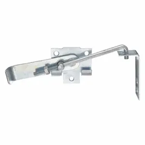 GRAINGER 1XMY8 Jamb Latch, Sliding Door, Steel, Zinc, 7 Inch Length, 1 3/16 Inch Wd | CP9YNW