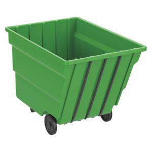 GRAINGER 2.2 UT GREEN Allzweck-Kunststoffkipper, 59 cu ft Kubikfuß Fassungsvermögen, grün | CQ7KTC 8ZK89