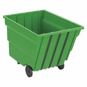 GRAINGER 2.2 UT GREEN General Purpose Plastic Tilt Truck, 59 cu ft Cubic Foot Capacity, Green | CQ7KTC 8ZK89