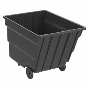 GRAINGER 2.2UT BLACK General Purpose Plastic Tilt Truck, 59 cu ft Cubic Foot Capacity, Black | CQ7KTB 9KFN4