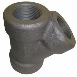 GRAINGER 2000300601 45 Deg Lateral Wye, Carbon Steel, 1 Inch x 1 Inch x 1 Inch Fitting Pipe Size, Class 3000 | CQ7JTM 48UG42