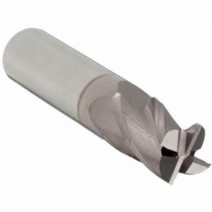 GRAINGER 203-001132 Square End Mill, Center Cutting, 4 Flutes, 1/4 Inch Milling Dia, 1/2 Inch Length Of Cut | CP9WUX 45XF22