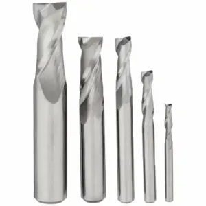 GRAINGER 204-888881 End Mill Set, 2 Flutes, 5 Pieces, 1/8 Inch Smallest Mill Dia | CQ6AVY 45XH95