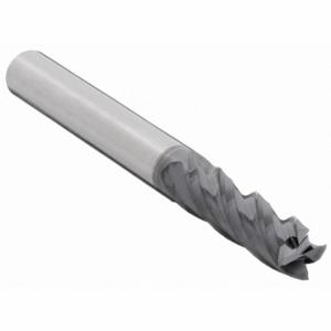 GRAINGER 206-001073 Square End Mill, Center Cutting, 4 Flutes, 9/64 Inch Milling Dia, 9/16 Inch Length Of Cut | CP9XHT 19LF04