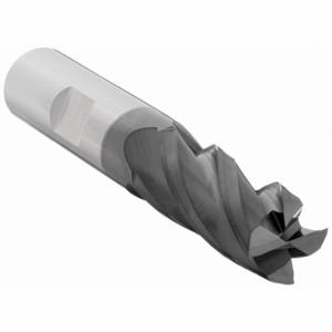 GRAINGER 206-001207F Square End Mill, Center Cutting, 4 Flutes, 1/2 Inch Milling Dia, 1 Inch Length Of Cut | CP9WTL 19LF48