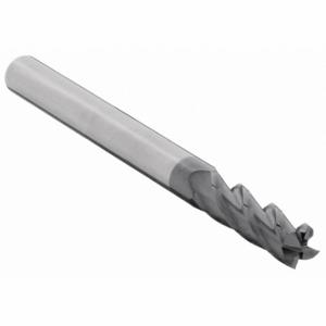 GRAINGER 206-001330B Square End Mill, Center Cutting, 4 Flutes, 4 mm Milling Dia, 14 mm Length Of Cut | CP9XDA 19LG04