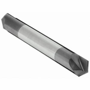 GRAINGER 209-292187B Chamfer Mill, Altin Finish, 2 Flutes, 3/16 Inch Milling Dia, 90 Degree Included Angle | CP8VRF 45XN29