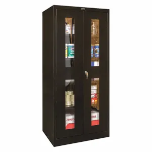 GRAINGER 210S362472SV-ME Commercial Storage Cabinet, Black, 72 x 36 x 24 Inch Size, Unassembled | CD3VYZ 411L02