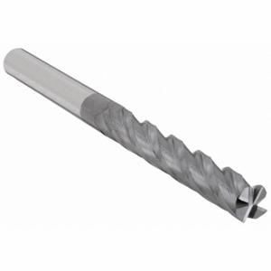 GRAINGER 218-001157B Square End Mill, Center Cutting, 4 Flutes, 3/4 Inch Milling Dia, 8 Inch Length Of Cut | CP9XLP 45XP88