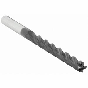 GRAINGER 218-001150B Square End Mill, Center Cutting, 4 Flutes, 1/2 Inch Milling Dia, 4 Inch Length Of Cut | CP9XKB 45XP74