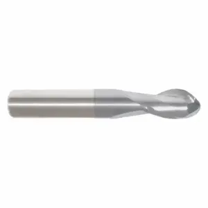 GRAINGER 219-001112 Ball End Mill, 2 Flutes, 7/16 Inch Milling Dia, 2.5 Inch Overall Length | CP9TYL 45XR45