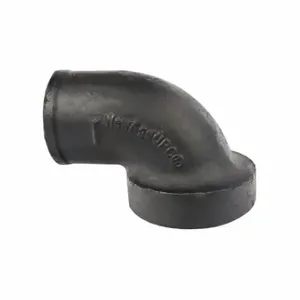 GRAINGER 220326 90 Deg. Elbow Bend, Cast Iron, 1 1/2 Inch X 1 1/2 Inch Fitting Pipe Size, Socket X Socket | CQ2YFX 60WT95