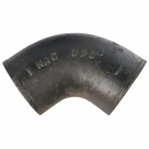 GRAINGER 220538 Bend Iron, 3 Inch x 3 Inch Fitting Pipe Size, 8 1/8 Inch Overall Length | CQ2YBF 60WU16