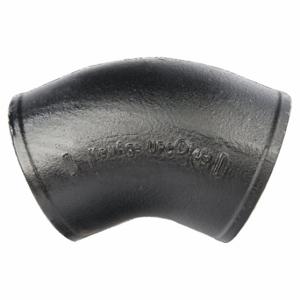 GRAINGER 220608 45 Deg Bend Iron, 3 Inch x 3 Inch Fitting Pipe Size, 6 Inch Overall Length | CQ2YCL 60WU23