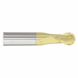 GRAINGER 221-001115 Ball End Mill, 2 Flutes, 1/2 Inch Milling Dia, 1 Inch Length Of Cut, 3 Inch Overall Length | CP9TKR 45XT51