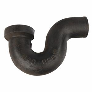 GRAINGER 222582 Tapped P-Trap, Cast Iron, 1 1/2 Inch x 1 1/2 Inch Size Fitting Pipe Size, Socket x Socket | CQ2ZDW 60WY02
