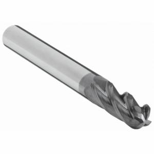 GRAINGER 223-001520B Ball End Mill, 4 Flutes, 12 mm Milling Dia, 25 mm Length Of Cut, 76 mm Overall Length | CP9UGN 19LR53