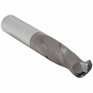 GRAINGER 224-001014 Ball End Mill, 2 Flutes, 3/16 Inch Milling Dia, 2.5 Inch Overall Length | CP9TTL 45XW32