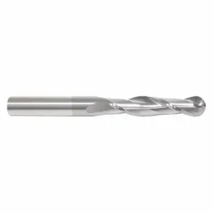 GRAINGER 227-001052 Ball End Mill, 2 Flutes, 7/16 Inch Milling Dia, 6 Inch Overall Length | CP9TYY 45XW92