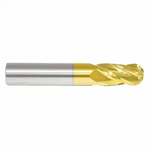 GRAINGER 226-001057 Ball End Mill, 4 Flutes, 1/2 Inch Milling Dia, 4 Inch Overall Length | CP9UEB 45XW63