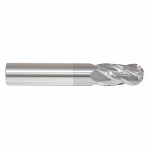 GRAINGER 226-001058 Ball End Mill, 4 Flutes, 1/2 Inch Milling Dia, 4 Inch Overall Length | CP9UEC 45XW64