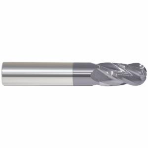 GRAINGER 226-001059A Ball End Mill, 4 Flutes, 1/2 Inch Milling Dia, 4 Inch Overall Length | CP9UEA 19LT14