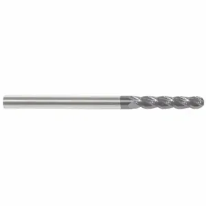 GRAINGER 229-001053 Ball End Mill, 4 Flutes, 7/16 Inch Milling Dia, 6 Inch Overall Length | CP9UQX 19LT85