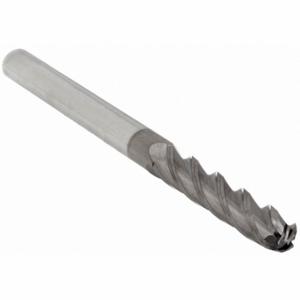 GRAINGER 229-001032 Ball End Mill, 4 Flutes, 5/16 Inch Milling Dia, 4 Inch Overall Length | CP9UNH 45XX21